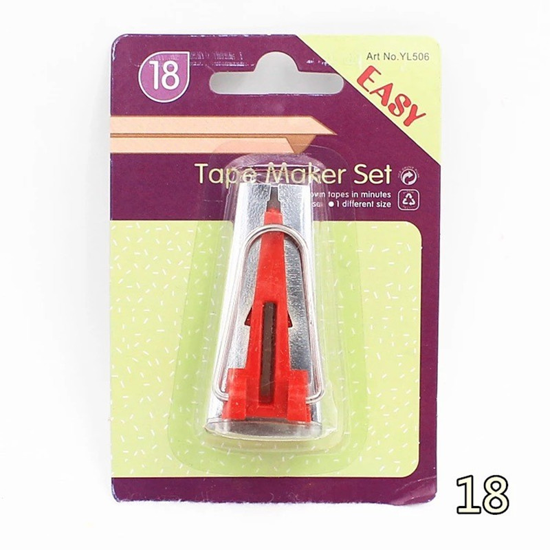 DIY拼布工具制带器包边器滚边器卷边器拉筒6/12/18/25MM缝纫