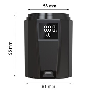 New Coffee Scale with Powder Cup Coffee Bean Weighing Coffee Scale High-Precision Measuring Cup 58mm Powder Dropper Digital Scale