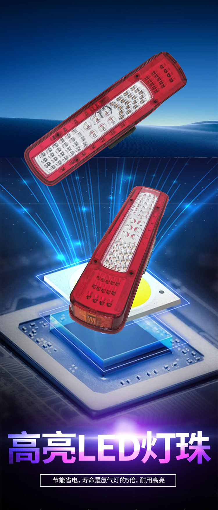 European Heavy Truck LED Tail Light for Volvo 20565106 20565107 LED 24V