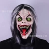 New silver-haired clown with tongue sticking out