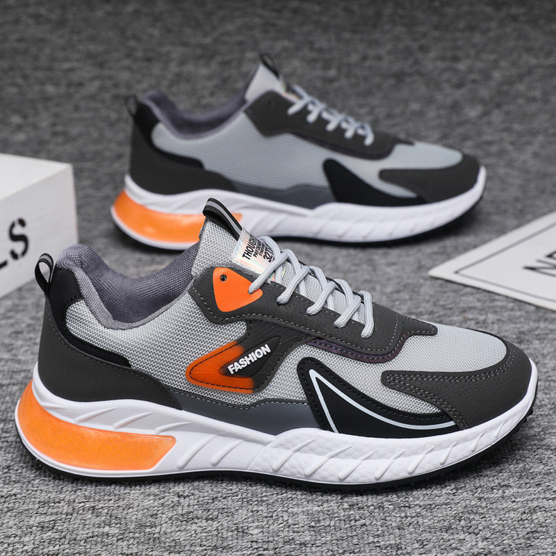 Zapatos de hombre 2025 nuevos zapatos casuales transpirables de malla de verano zapatos deportivos de hombre zapatos de Forrest Gump antideslizantes comercio exterior al por mayor