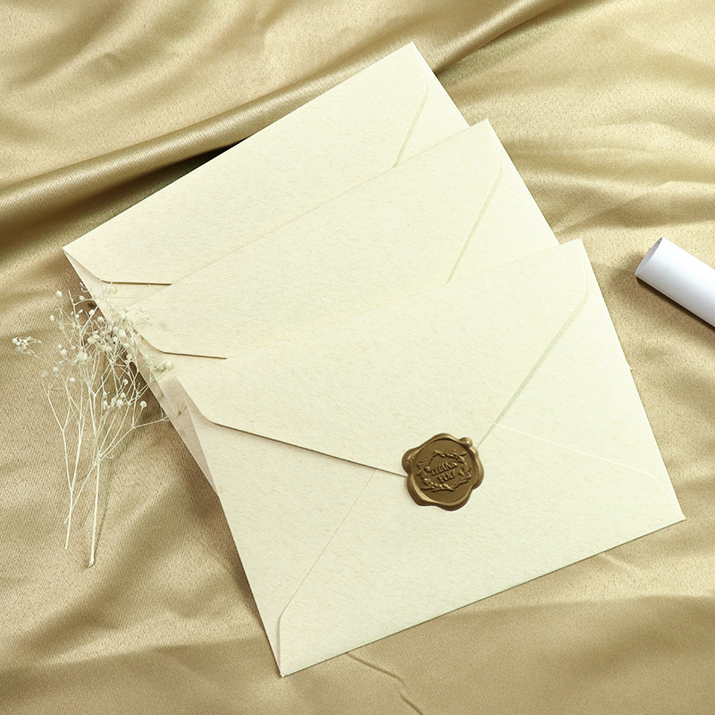 Specialty Paper Envelope, Everlasting Flower Retro Literary Letter Envelope and Stationery Set, Love Letter Writing Birthday Gift