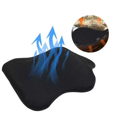 Gel motorcycle cushion moisture insulation breathable electric car cushion four seasons universal locomotive accessories