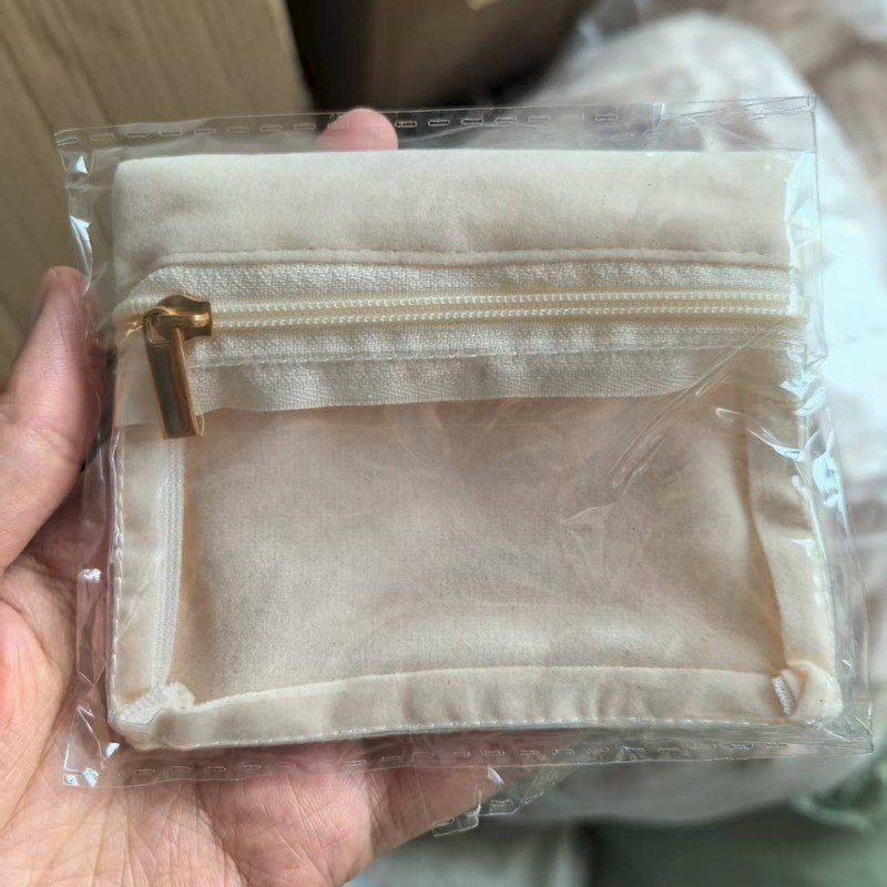 首饰收纳包便携手链耳环戒指饰品收纳袋绒布公交卡包迷你零钱包|undefined
