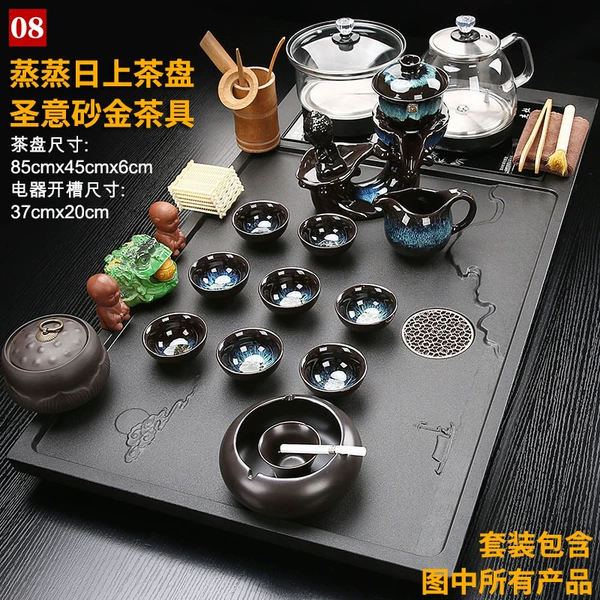 08 Zhengshengshangshengyi placer gold (water on the bottom of black glass)