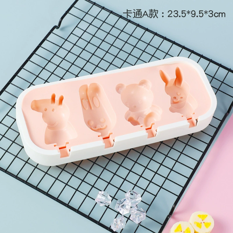 Силиконовая форма для мороженого детская домашняя DIY форма для мороженого, палочка сыра, мультфильм, желе, коробка желе