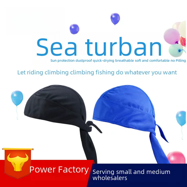 Outdoor Riding Pirate Hat Sports Magic Headscarf Summer Moisture Wicking Breathable Sun Protection Headgear UV Protection
