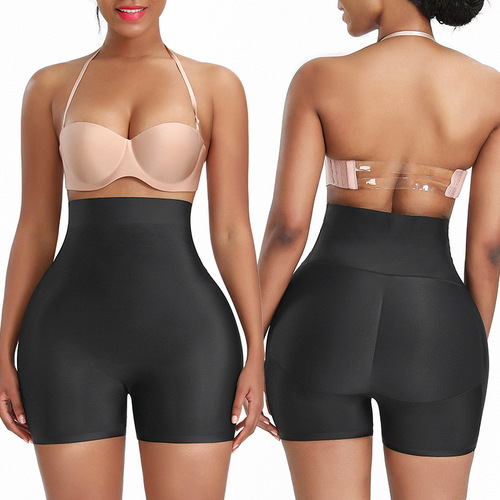 Cross-border Western and European plus-size high-waisted shaping pants with butt-lifting, body-shaping, tummy-control and butt-lifting pads
