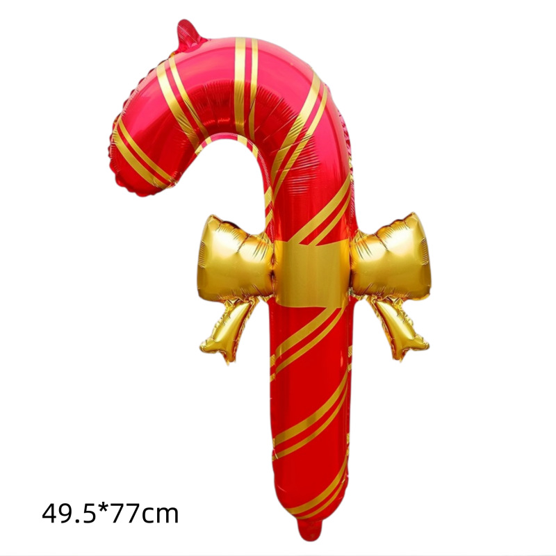 Globos de aluminio de Navidad - Diseño de dibujos animados y forma especial, globo de Papá Noel, decoración para "Feliz Navidad" y Nochebuena, suministros de decoración