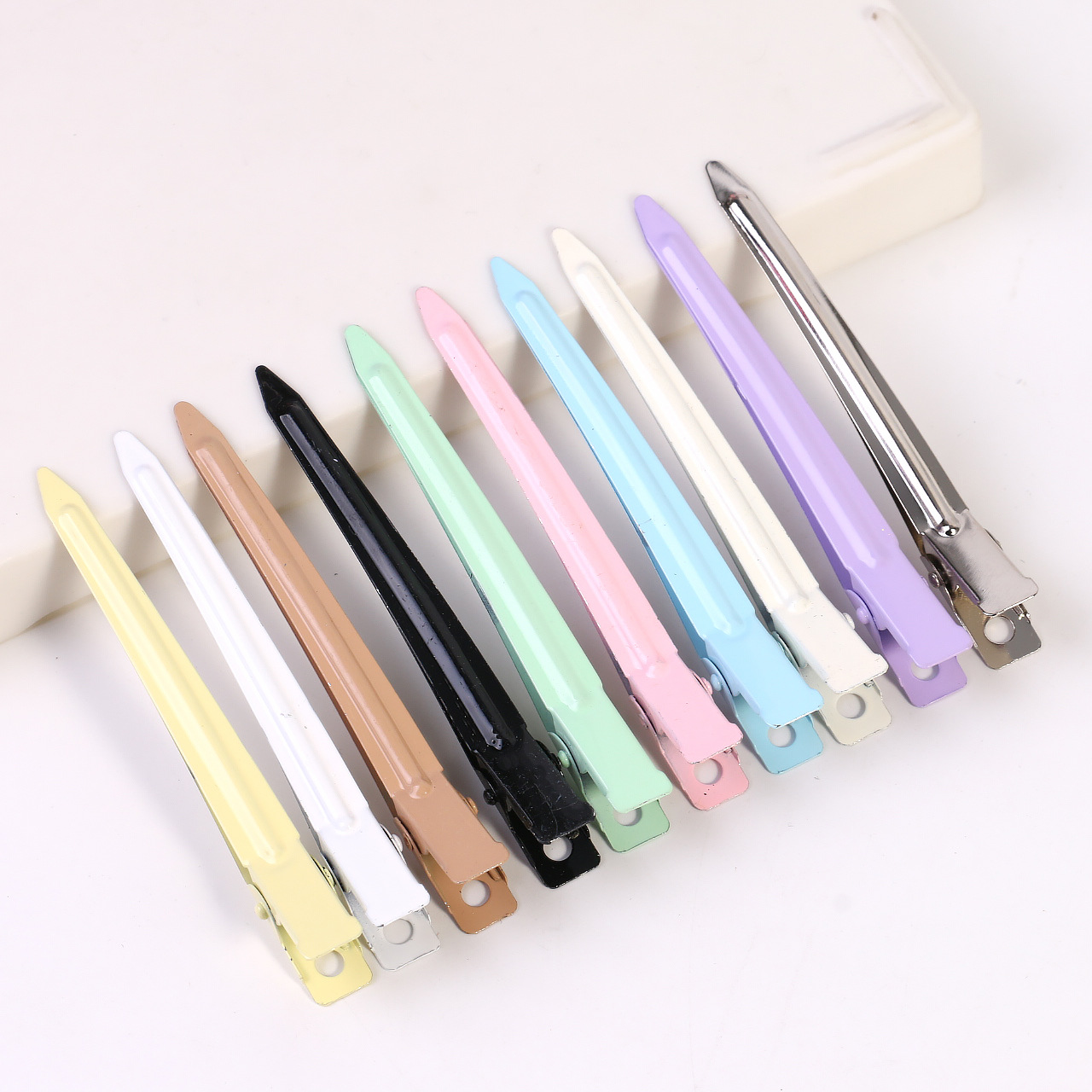 Hair Root Volumizing Clip with Trace Marks, Makeup Positioning Colored Hair Clip, High Crown Hairpin, Straight Hair Clip, Duckbill Clip, Hairpin