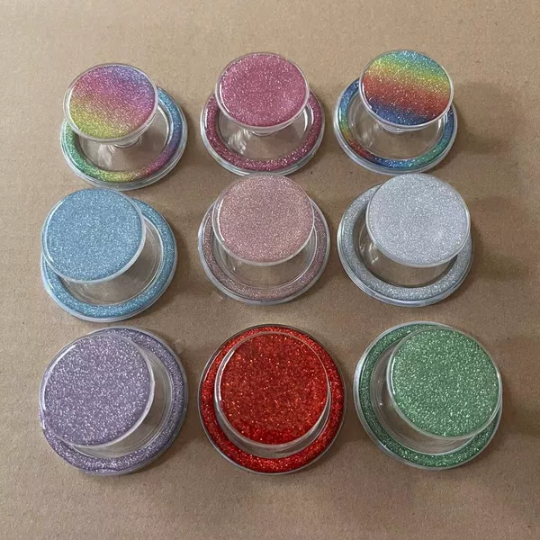 {Large quantity and excellent price} Color glitter drop glue Magsafe bracket magnetic suction mobile phone bracket transparent magnetic suction cup