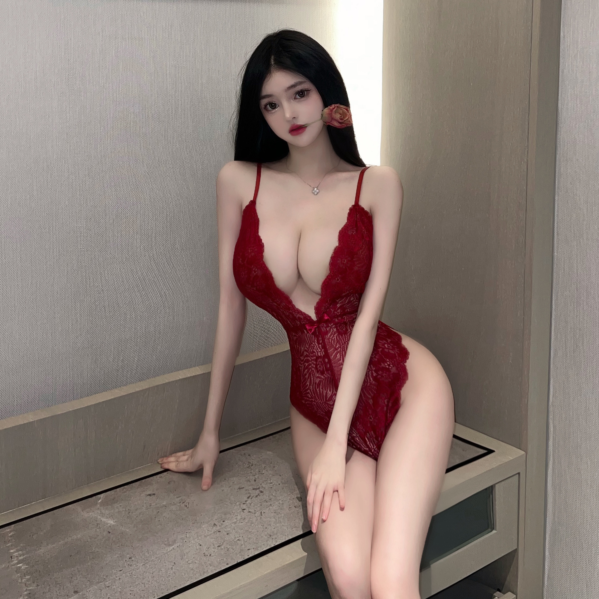 버건디 결합