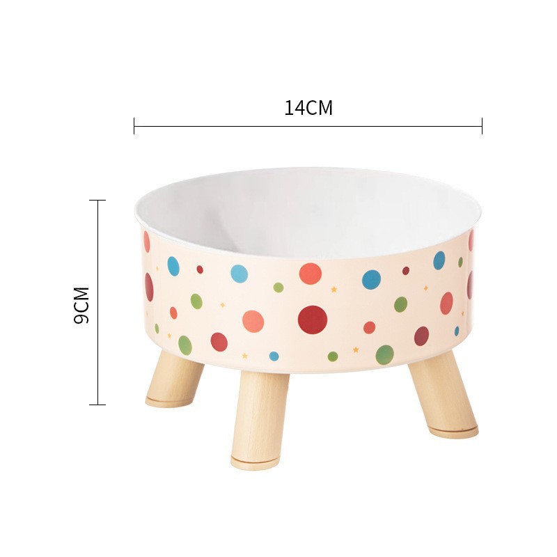 Tazón de pie alto para mascotas antideslizante y anti-derribado de acero inoxidable Tazón para perros para proteger la columna vertebral cervical Taza para gatos Tazón de huevos para mascotas Tazón único alto