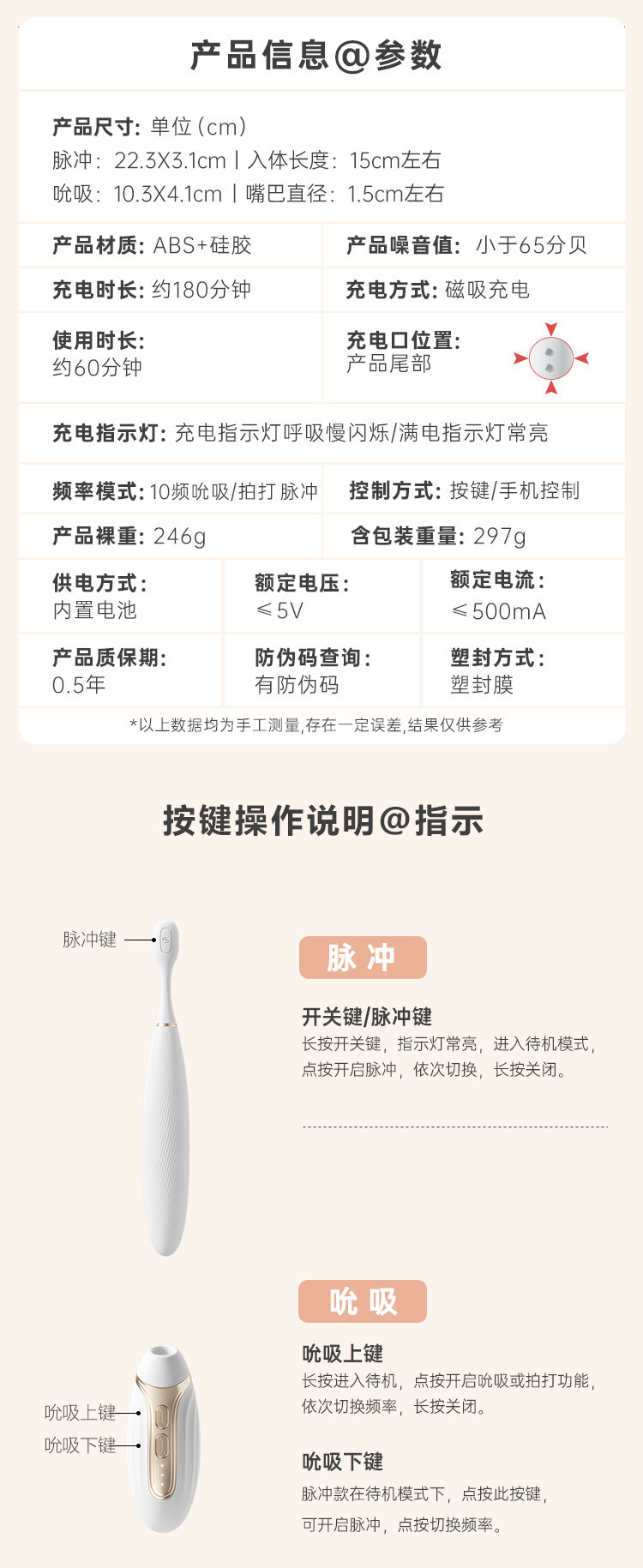 Mystery White Joy Wearable Vibrating Egg with Smart Dual Control and 10 Vibration Modes — detail image 2