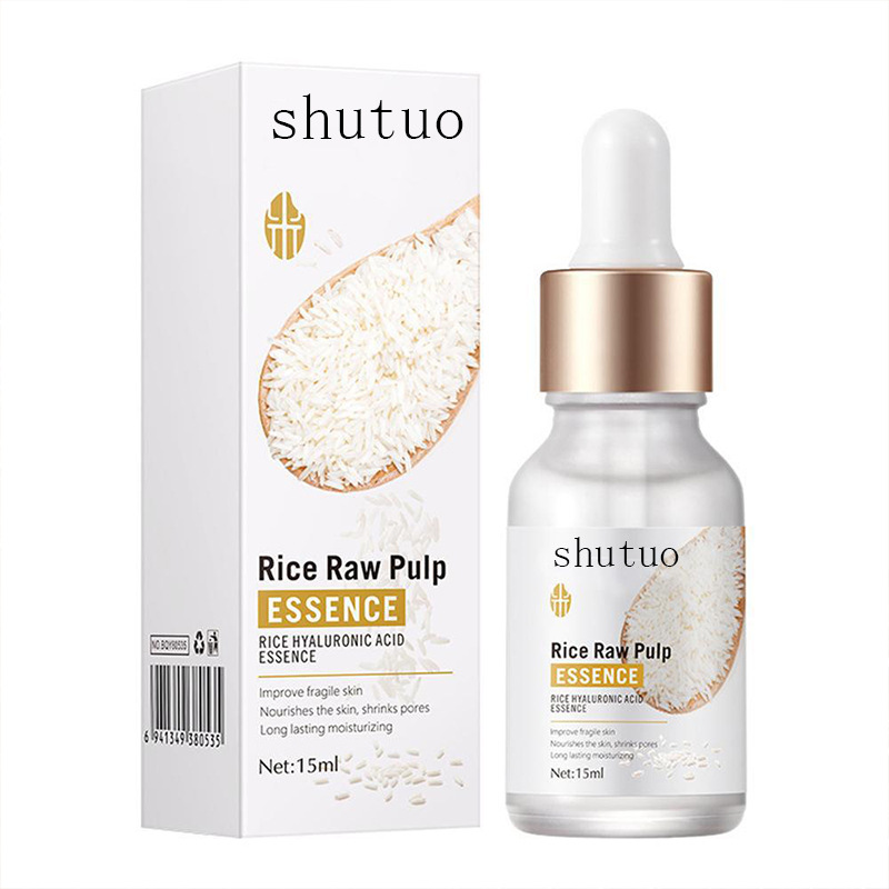 SHUTUO arroz ácido hialurónico esencia hidratante brillo esencia profunda hidratante Comercio exterior transfronterizo exclusivo