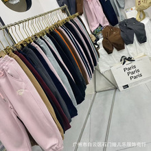 湖州织里童装裤子男童秋季尾款清货品牌卫裤女童大童折扣摆摊拿货