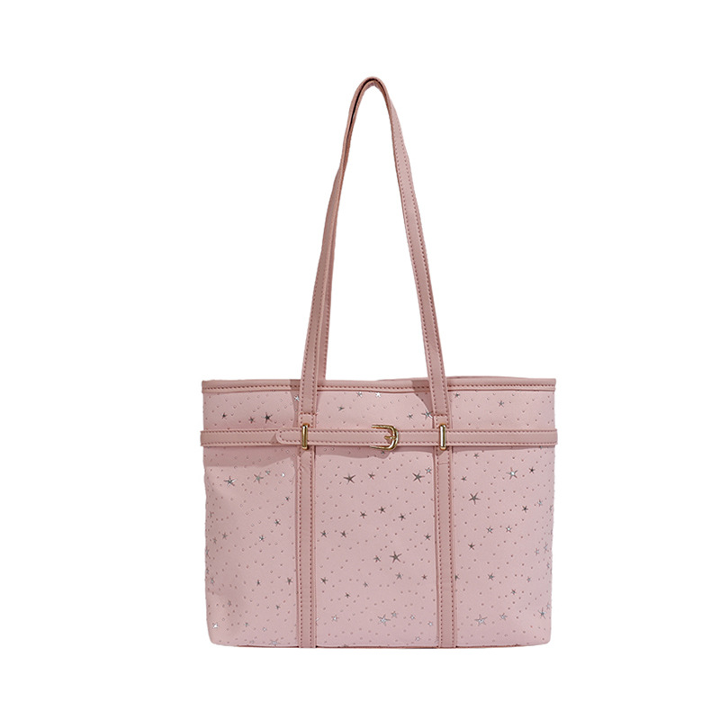 2026 nuevo estilo coreano de impresión de estrellas bolso especial de gran capacidad de viaje bolso de hombro portátil simple bolso de mujer