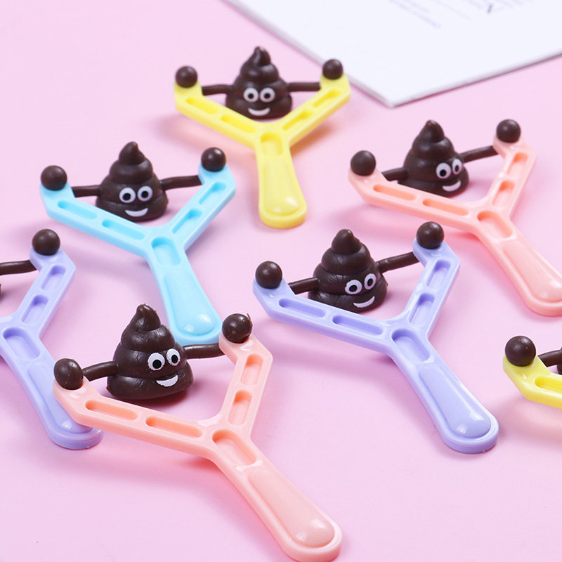 Creativo catapulta caca Slingshot descompresión truco taburete juguete ventilación divertido parodia divertido niños divertido regalo