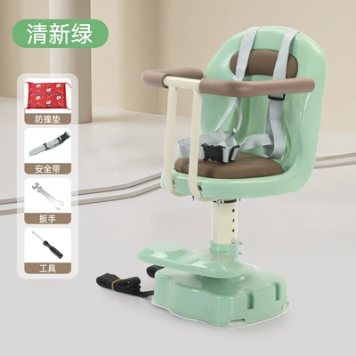 shock absorption cotton, Motorcycle child seat - green-guardrail-model