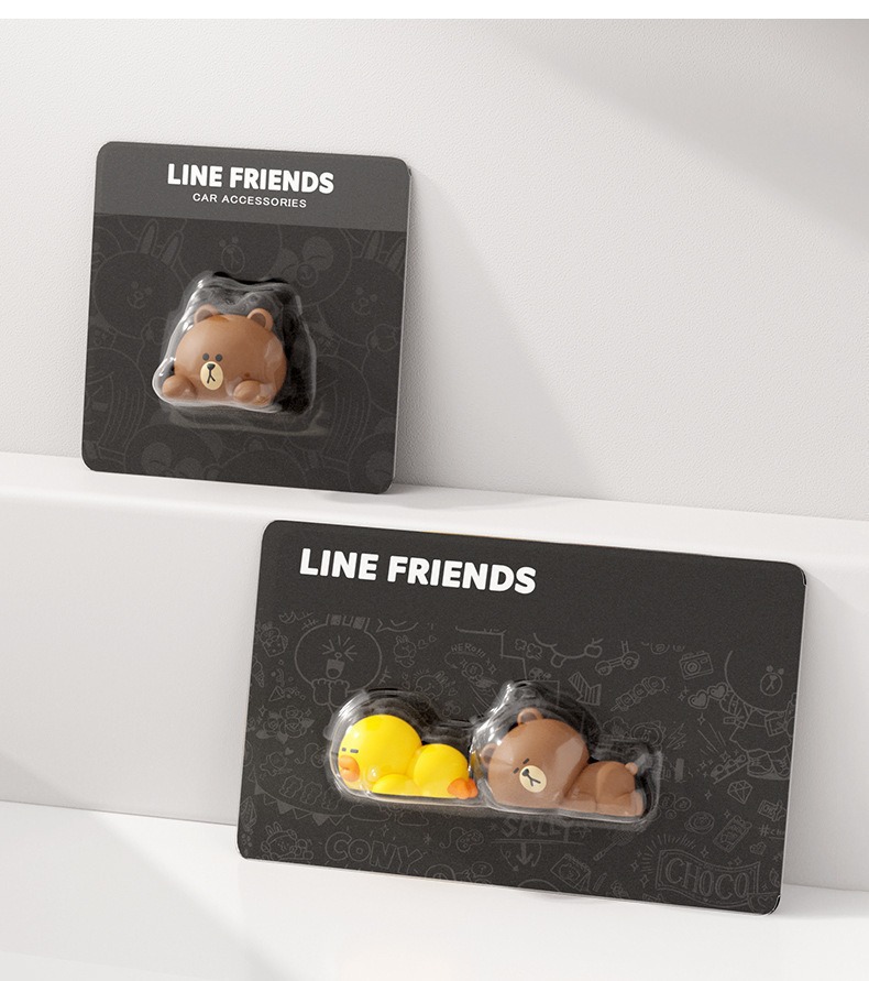 Brown Bear Car Interior High-End Luxury Cartoon Decoration Ornaments Car Accessories Wholesale
