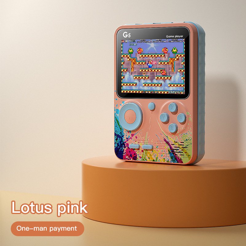 Consola de Juegos Portátil Retro G5 500 en 1 con Salida AV para Niños image 8