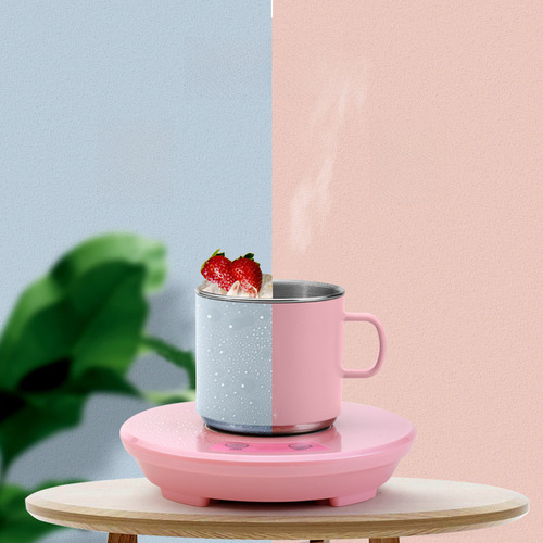 Cross-border Creative Hot & Cold Mug: Rapid Cooling Coaster | Milk-Warming Magic Tool – Dual-Use Coaster for Constant Temperature Heating, Insulation, and Cooling