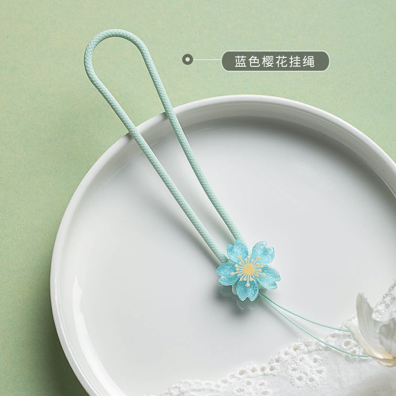 夏の携帯電話ストラップ、小さな生花の携帯電話ペンダント、ユニバーサルショートリストストラップ、紛失防止および落下防止ブレスレットストラップ|undefined