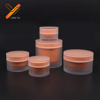 100g 200g亚克力直圆圆盖膏霜瓶 面膜瓶泥膜罐胶囊罐量大从优