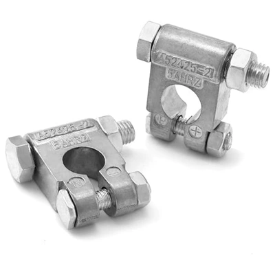 Ready Supply Battery Clamp Battery Pile Head Battery Bracket Car Accessories Zinc Alloy Clamp (Power supply, ignition system accessories) - 1-pair-pack