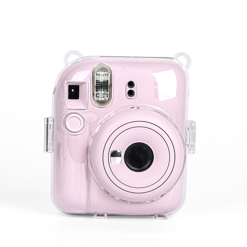 for the use of the clapper instax mini12 camera transparent protective case storage case crystal case protective cover cordless