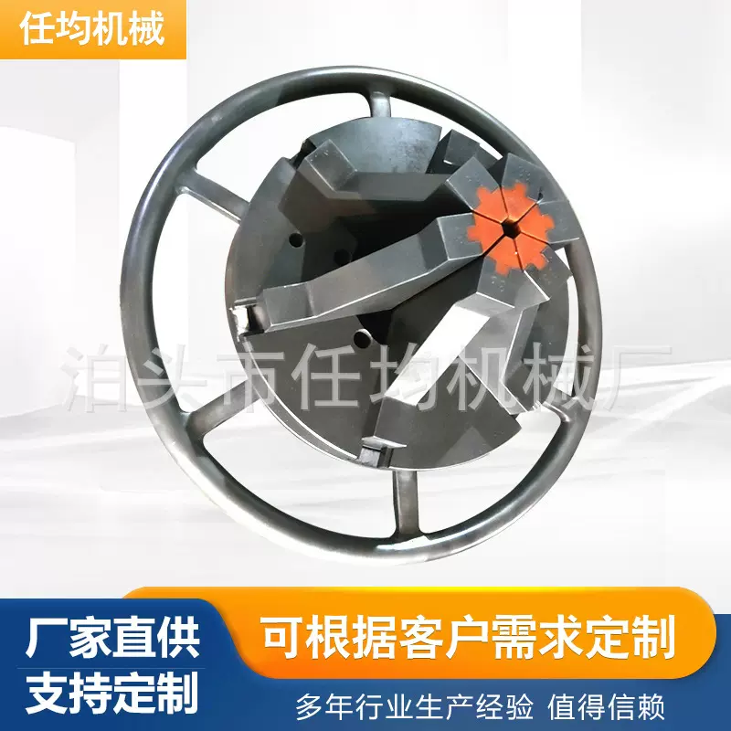 厂家生产DN95六爪卡盘机床用手动卡盘电动动力卡盘精密高精度车床