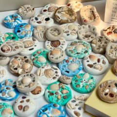 新型超軽量粘土手作りdiy海洋シリーズかわいい冷蔵庫貼りは家庭用日常装飾冷蔵庫貼りに適している