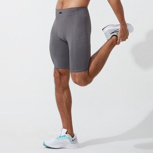 Summer sports tight-fitting high-elastic fitness shorts quick-drying breathable sweat-wicking running mountaineering compression shorts for men