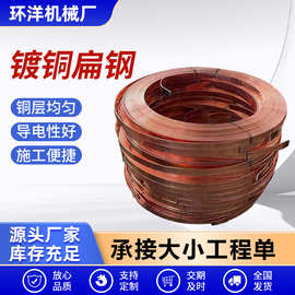 镀铜扁钢 镀铜接地扁钢 防雷接地材料水平接地体铜覆钢铜包钢扁钢