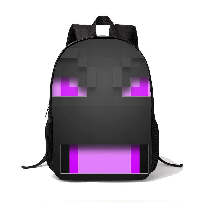Новая печать рюкзака школьника Minecraft начальная школа мультфильм MINECRAFT рюкзак повседневный и легкий для мужчин и женщин