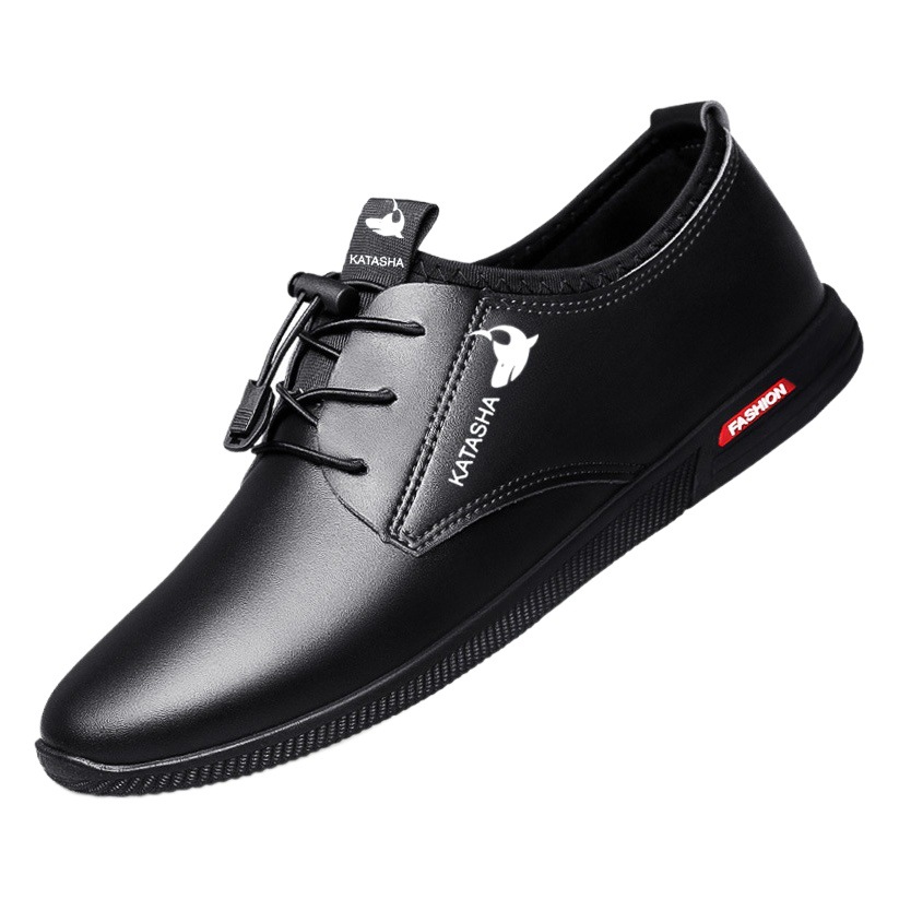 Zapatos de cuero formales de los nuevos hombres de negocios zapatos de suela suave zapatos transpirables con cordones zapatillas ligeras al por mayor transfronteriza image 1