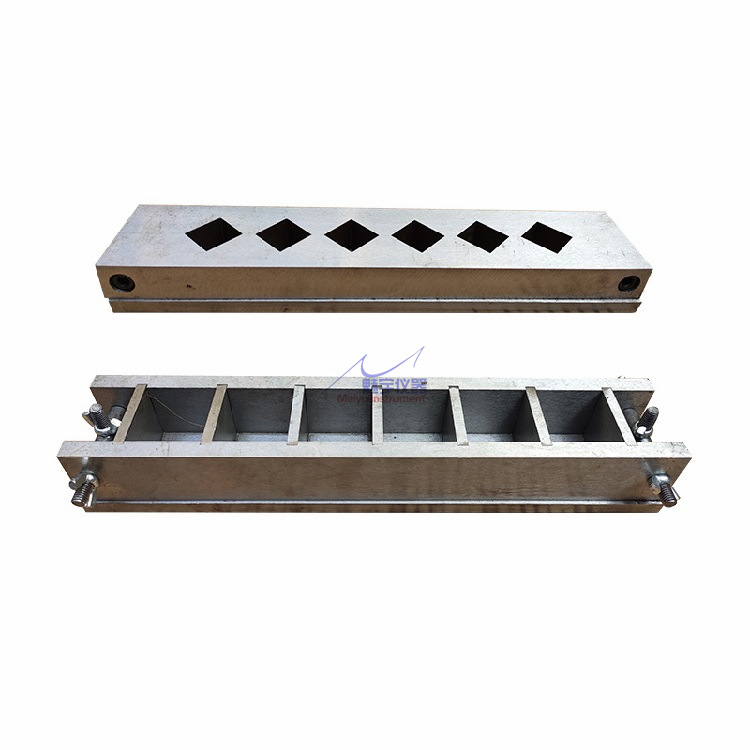 20/30/40 六联水泥快速试模 立方铁铸6联迅速成型模 涂上防锈油