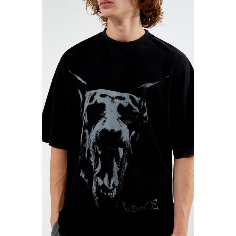 Cross-Border European Size Pacsun Men's Vengeance Oversized T-Shirt