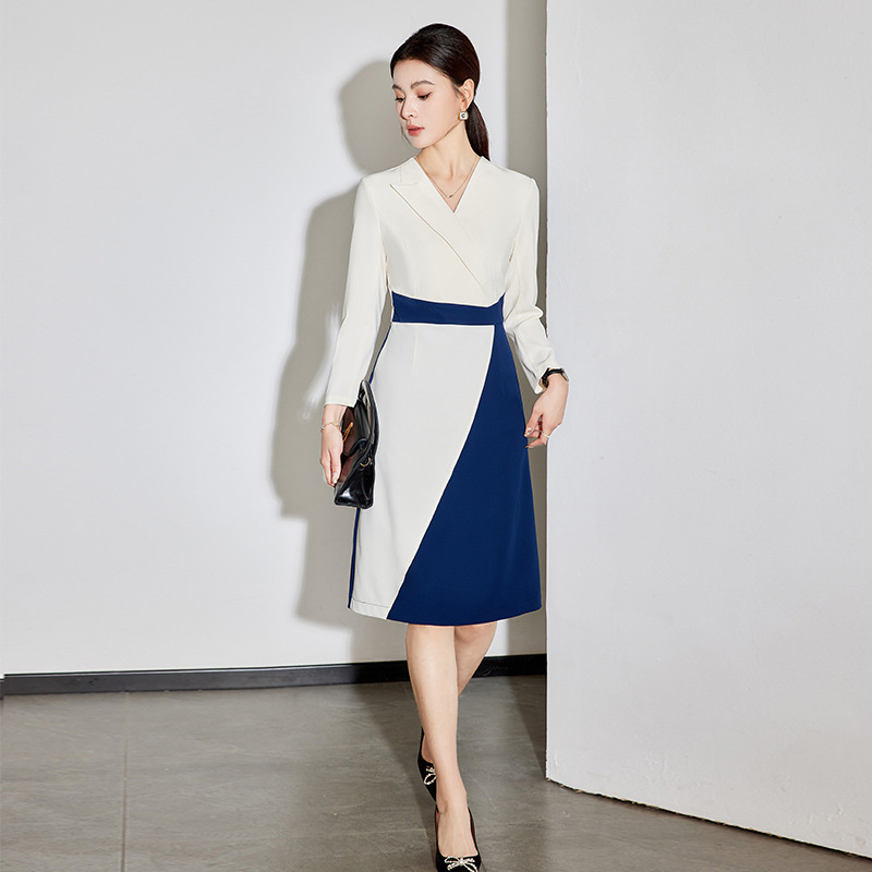 Professional Dress Women Formal Occasions Suit Skirt Art Test Broadcasting Host Formal Dress Beauty Salon Work Clothes Professional Dress Women Formal Occasions Suit Skirt Art Test Broadcasting Host Formal Dress Beauty Salon Work Clothes