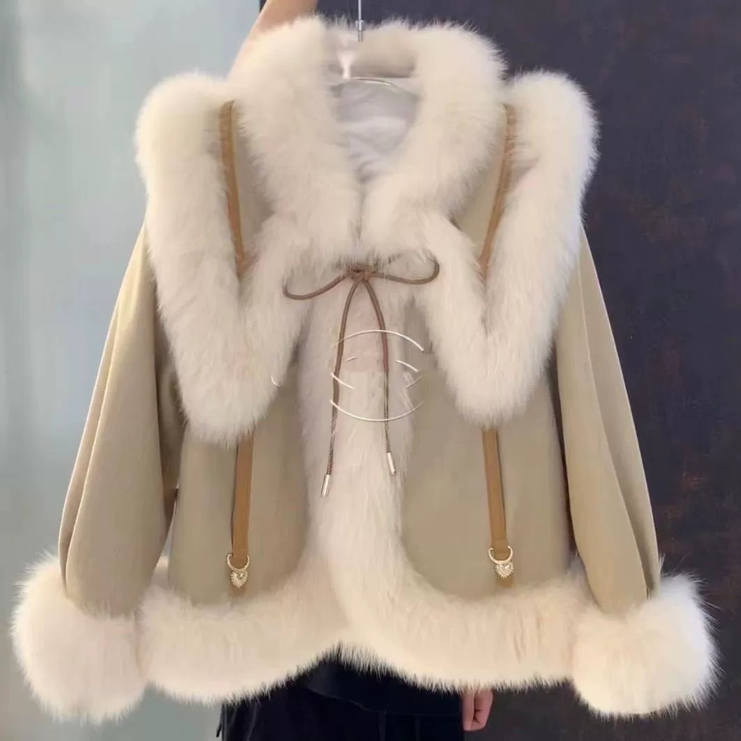 Demi-season fashionable down jacket
