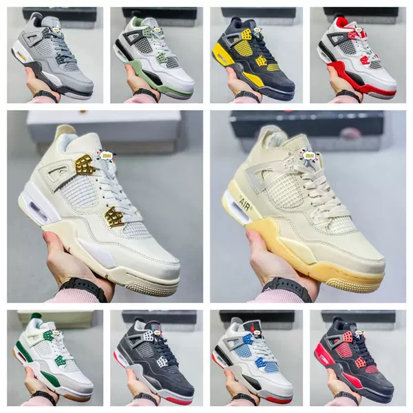 Putian Shoes NK Jorden 4 Retro OAJ4, a mid-top retro casual sports and basketball shoe
