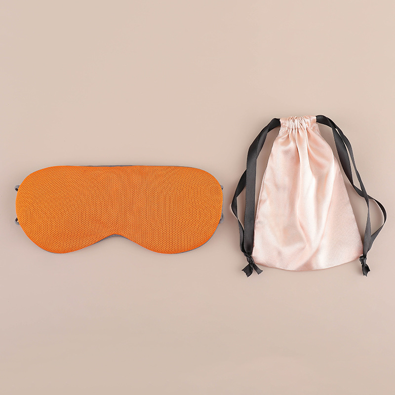 Máscara de ojo tridimensional 3D para dormir sombreado máscara de ojo de seda de hielo transpirable al por mayor