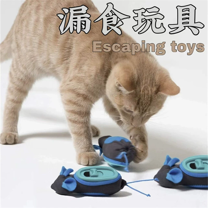 Трансграничный в наличии Игрушка для домашних животных Кошка Утечка Игрушка Кошка Кормление Ловля Игрушка Мышь Маппет Утечка