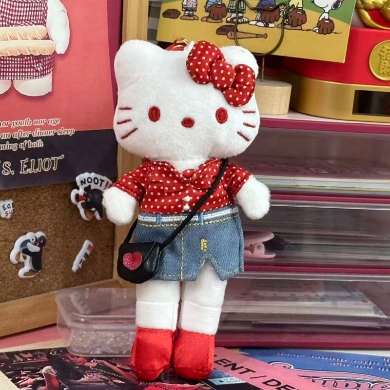 粉色千金小香风裙子白皮美女长腿Kitty挂件高级精致包包挂饰礼物|undefined