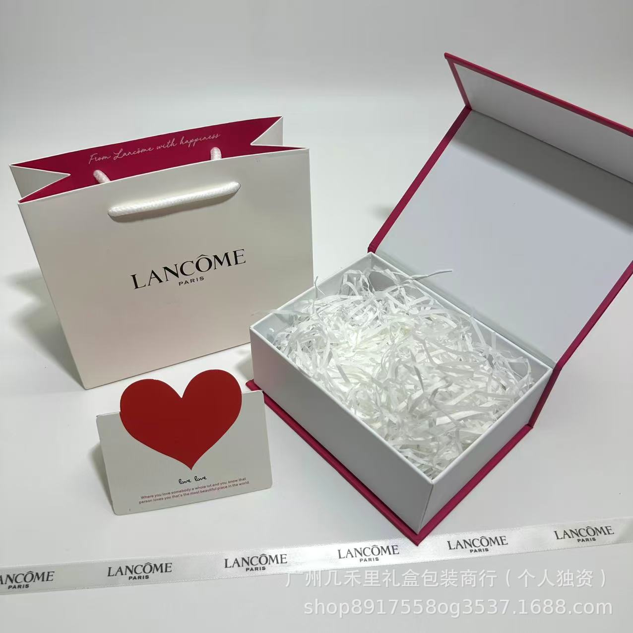 Pink Orchid Book; (single gift bag)