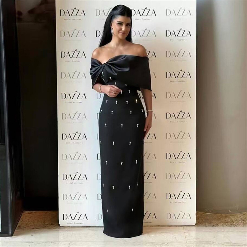 Cross-border European and American high-end temperament dress sexy off-shoulder socialite party dress bandage dress