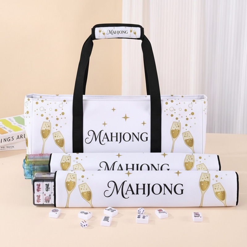 Customized Mahjong Bag Three-Piece Set, Portable Travel Makeup Bag, Large Capacity Storage Makeup Bag, Mahjong Storage Bag Customized Mahjong Bag Three-Piece Set, Portable Travel Makeup Bag, Large Capacity Storage Makeup Bag, Mahjong Storage Bag