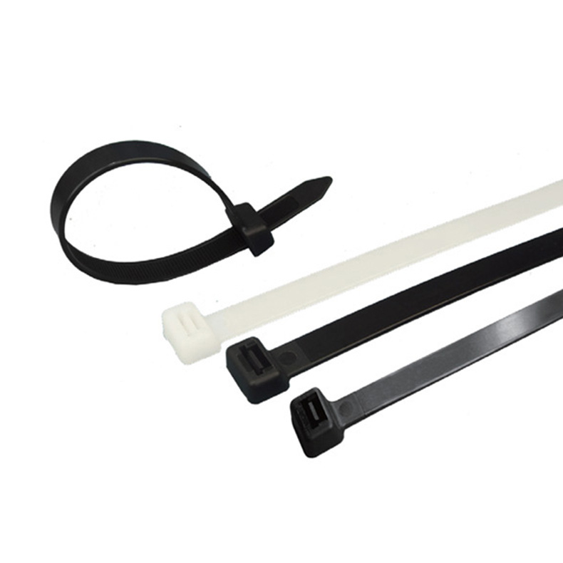 GEHD型超宽型尼龙扎线带 批发供应自锁式扎线带 黑白色塑料束线带