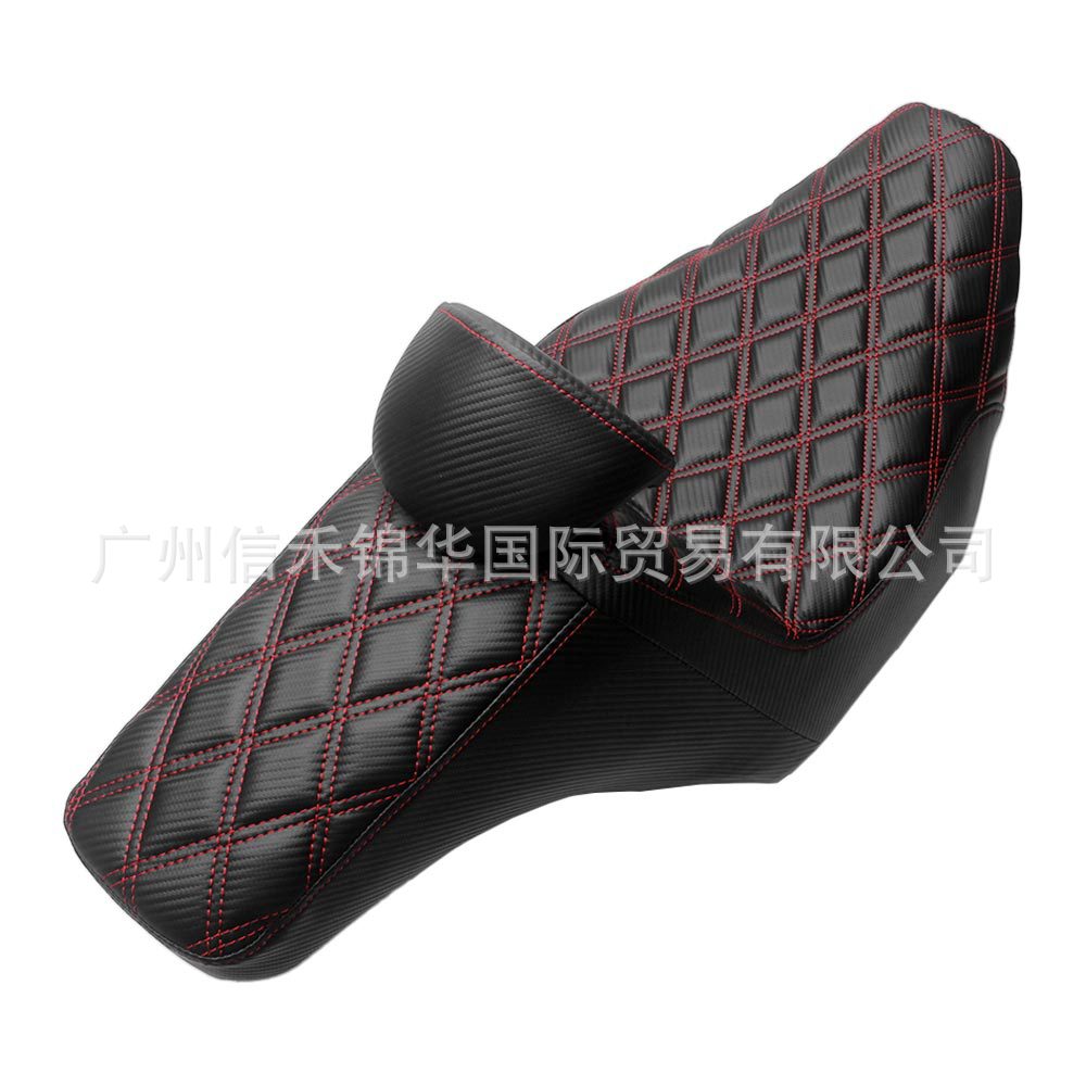 Suitable for Harley Road Glide Road King 24-26 motorcycle step-up seat without gel, with backrest