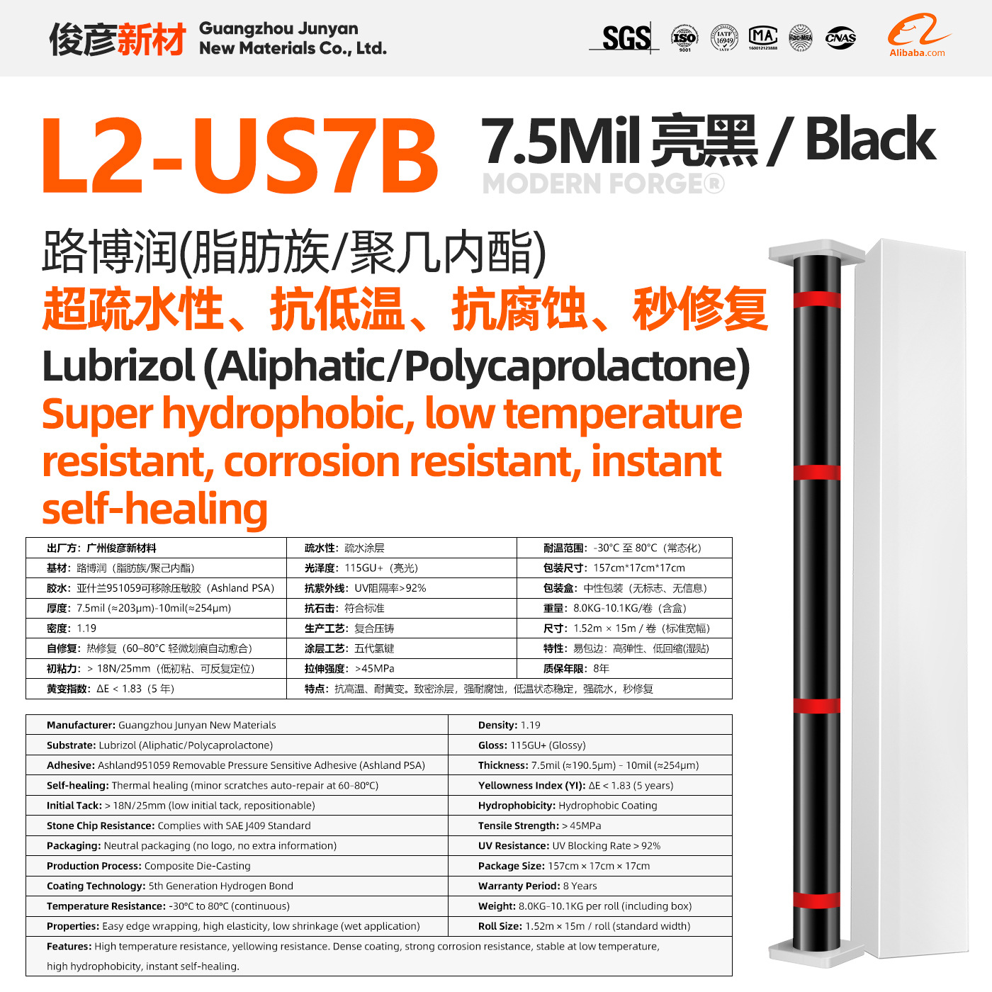 TPU invisible ropa de automóvil película adhesiva carretera Borun sustrato pintura película protectora película PPF transparente resistencia a los arañazos reparación fábrica de fuente